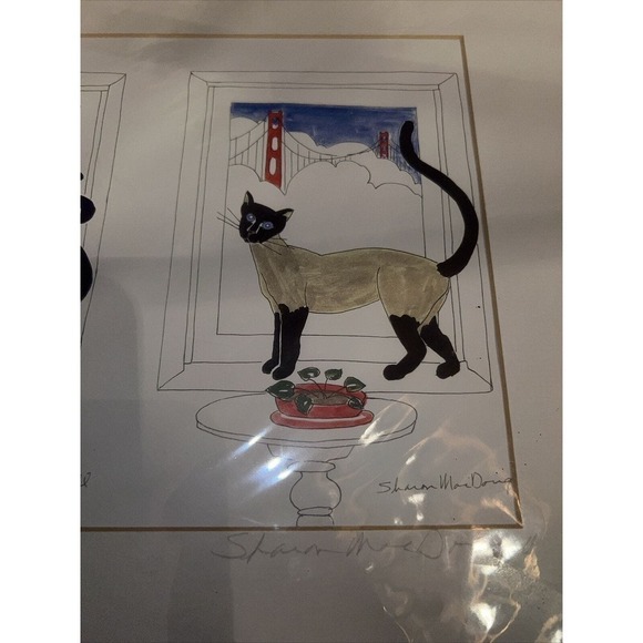 Sharon Mac Dougall “San Francisco” Print 1997, Autographed - Picture 5 of 5